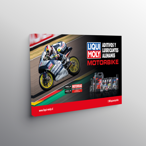Bastidor con lienzo Liqui Moly Motorbike 2,0x1,0