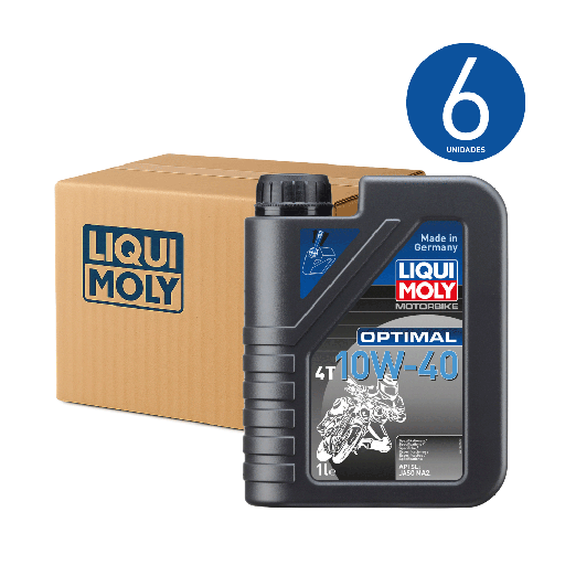Motorbike Optimal 4T 10W-40 (CAJA), 1 lt