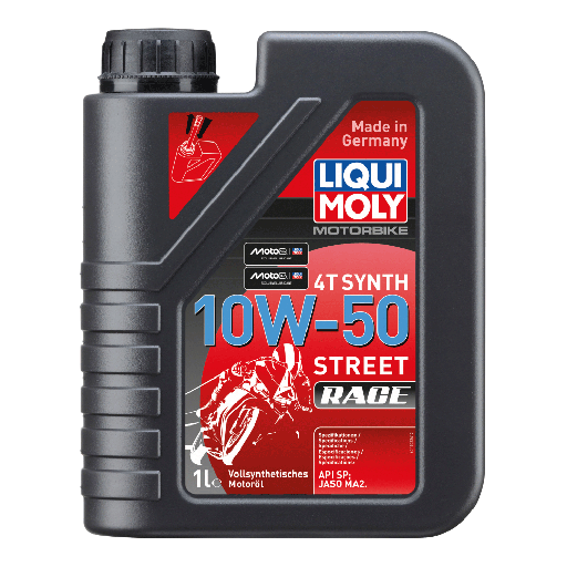 Motorbike 4T Synth 10W-50 Street Race, 1 lt