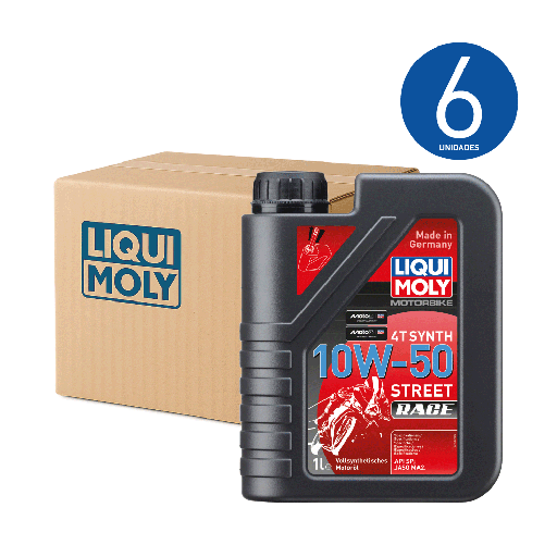 Motorbike 4T Synth 10W-50 Street Race (CAJA), 1 lt