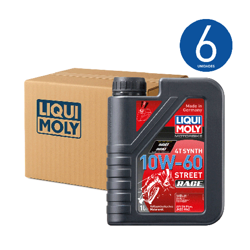 Motorbike 4T Synth 10W-60 Street Race (CAJA), 1 lt