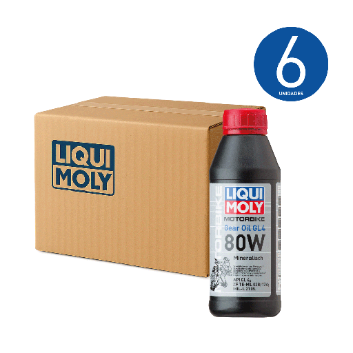 Motorbike Gear Oil 80W (CAJA), 500 ml