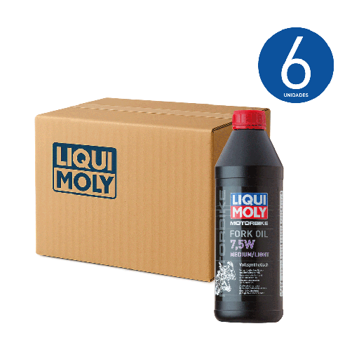 Motorbike Fork Oil 7.5W Med-Light (CAJA), 1 lt